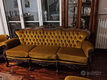 Elegante Salotto d'Epoca Stile Luigi XV