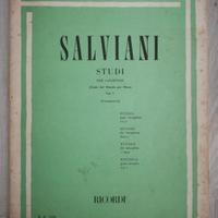 Salviani studi per saxofono tratti dal metodo per