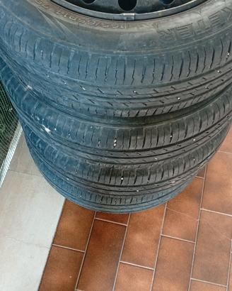 cerchi in ferro 4x108 complete di gomme 165 65  r 