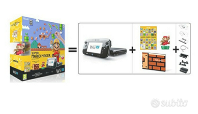 Nintendo Wii u console +vari accessori come nuova