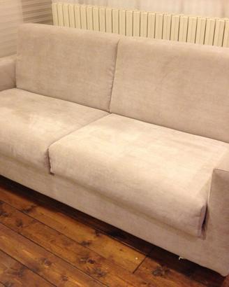 DIVANO LETTO NUOVO 3 POSTI CON RETE ELETTROSALDATA