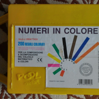 Regoli Numeri in Colore 200pz 'Pool Over'