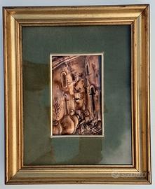 6 Quadri in rame modellato  230x280   30 euro
