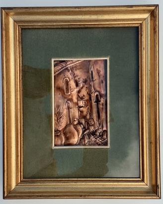 6 Quadri in rame modellato  230x280   30 euro