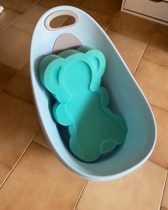 Vaschetta e spugna per neonato