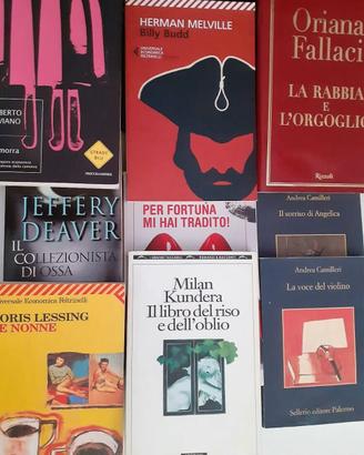 Libri narrativa varia, italiana straniera