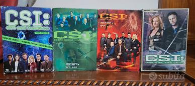 cofanetto DVD CSi italiano stagione 1,2,3,4