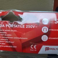 Lampada portatile per garage, cantina, officina