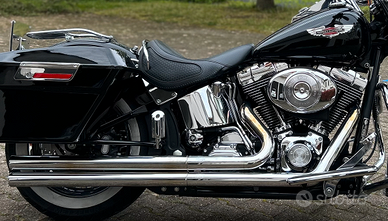scarico softail vance e hines longshot