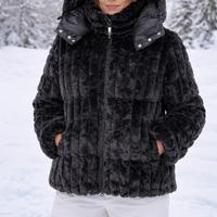 pelliccia da donna giaccone imbottito tg M/L nuova