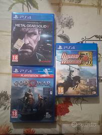 Lotto di giochi ps4: God of War, Metal Gear e DYW9