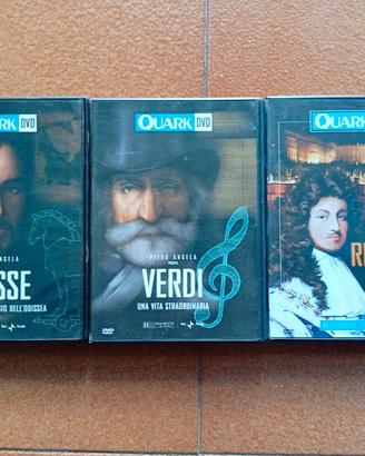 3 DVD quark Ulisse Re Sole Verdi 