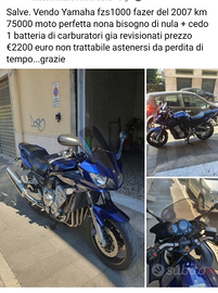 Fzs fazer 1000cc. 2007