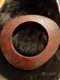 bracciale etnico artigianale in legno 