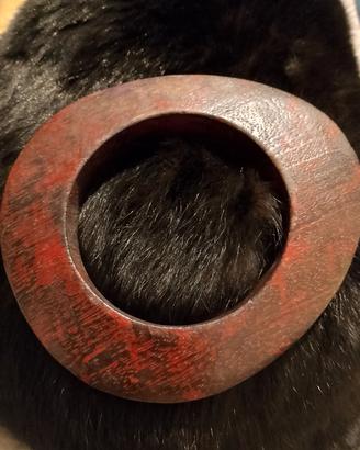 bracciale etnico artigianale in legno 