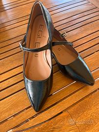 Ballerine in pelle nere