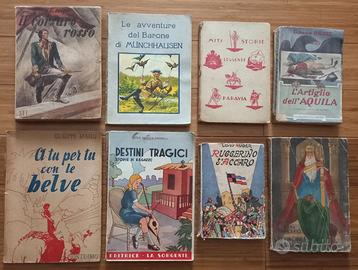 Lotto di otto libri illustrati per ragazzi.