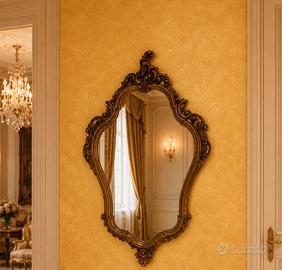 specchio con cornice  vintage stile barocco