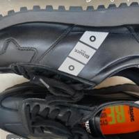 scarpette blauer uomo 41 pelle nera grigio nuove