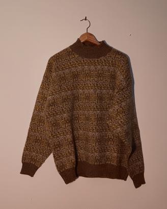 MAGLIONE VERDE PURA LANA