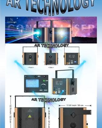 Laser RGB 6W con APP