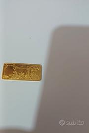 lingotto d'oro 999.9  -   10 grammi