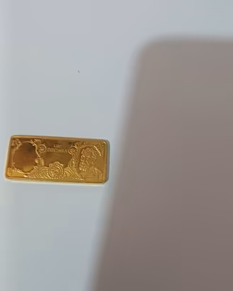 lingotto d'oro 999.9  -   10 grammi
