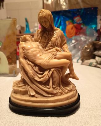 Scultura vintage A.Santini "Pietà Michelangelo"