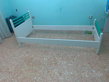 Giroletto legno lettino singolo