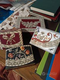 Oggetti  in legno decorati