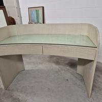 Scrivania coccodrillo bianco ghiaccio