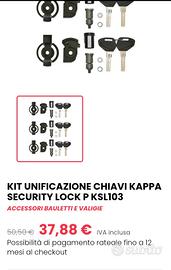 kit unificazione chiavi