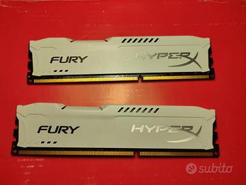 Ram HyperX FURY White 16GB Kit DDR3 1866MT/s CL10