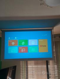 Proiettore WiFi Full HD + Telo da Proiezione 