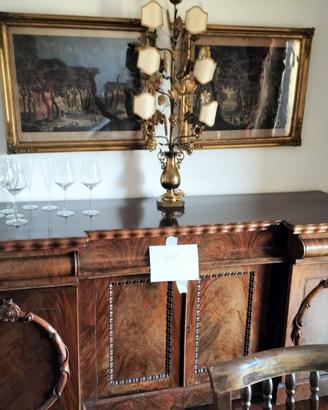 Servante credenza antica inglese epoca vittoriana