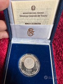 Moneta 500 L mondiale di calcio Messico 1986