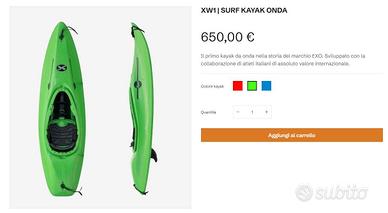 Canoa/Kayak/Surf Exo XW1