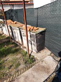 Vasche per raccolta acqua, per orti e giardini. 