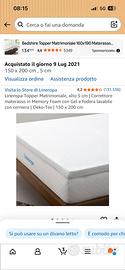 Topper materasso