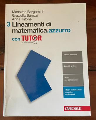 Lineamenti di matematica azzurro 3 - 9788808833495