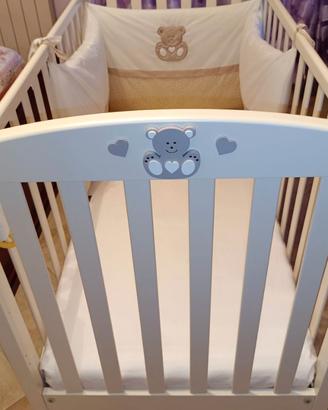 Lettino/Culla Erbesi + Materasso Pali