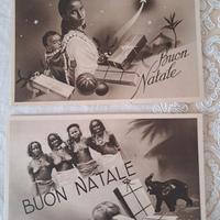 TRIPOLITANIA CARTOLINE AUGURI NATALIZI ANNI 30
