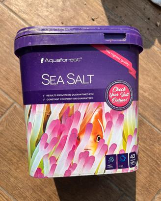 Sea salt aquaforest acquario marino sale reef