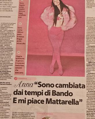 Anna Pepe intervista su La Repubblica rapper