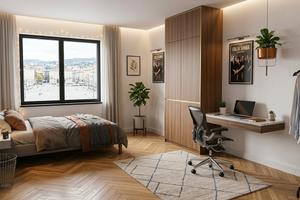 VALLE AURELIA - singola con BALCONE