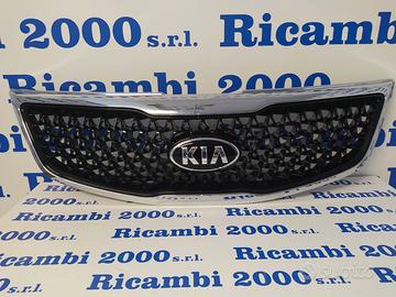 Griglia Radiatore Kia Sportage 2014> Nero/Cromata