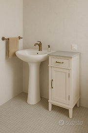 Mobiletto bagno shabby