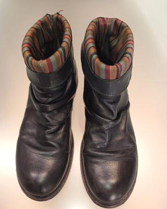 Scarpe Tronchetto donna in vera pelle