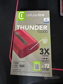 Cellularline Power Bank THUNDER 10000