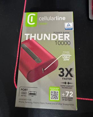Cellularline Power Bank THUNDER 10000